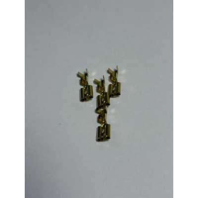 مجموعه دسته سیم و سرسیم|سر سیم فشاری برنجی مادگی SF2 (فیش بوق) - TKS