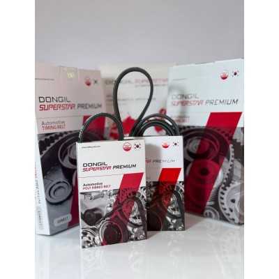 مجموعه تسمه خودرو|تسمه دینام پژو 2000 و كولر پراید یورو4 و تیبا و ساینا و كوئیك DONGIL - 4PK 945 اصلی